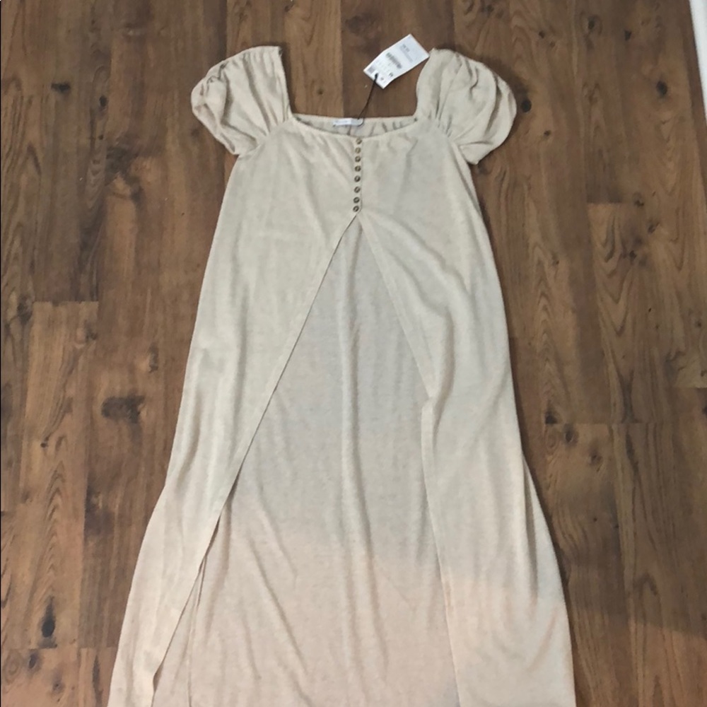 Zara shirt sleeve open cardigan